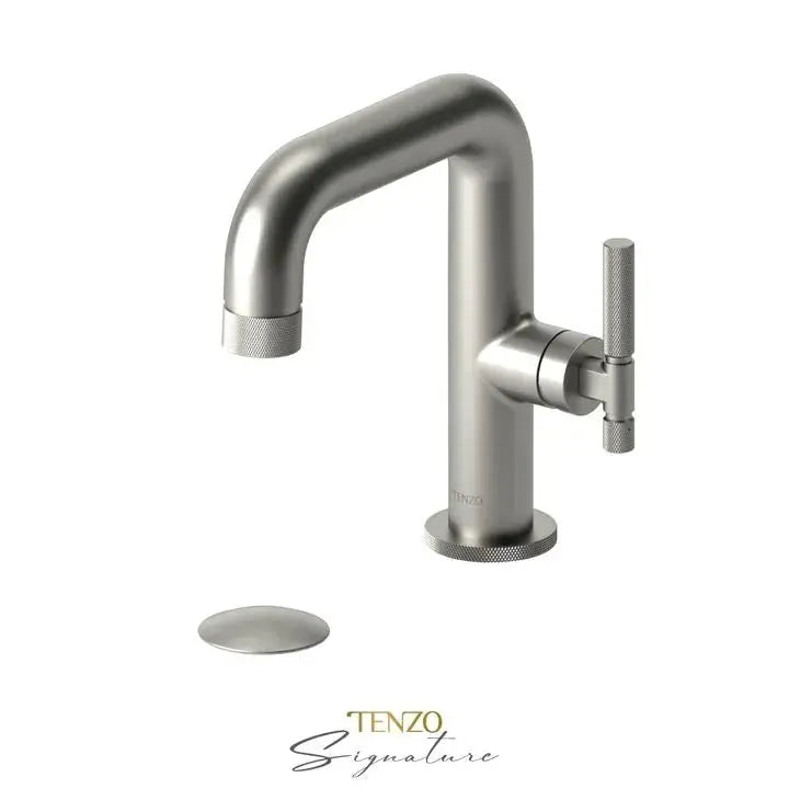 Tenzo Bellacio F Single Hole Bathroom Faucet with Drain - Plumbing Market