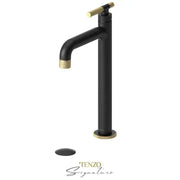 Tenzo Bellacio-C Tall Vessel Sink Bathroom Faucet With Drain - Plumbing Market