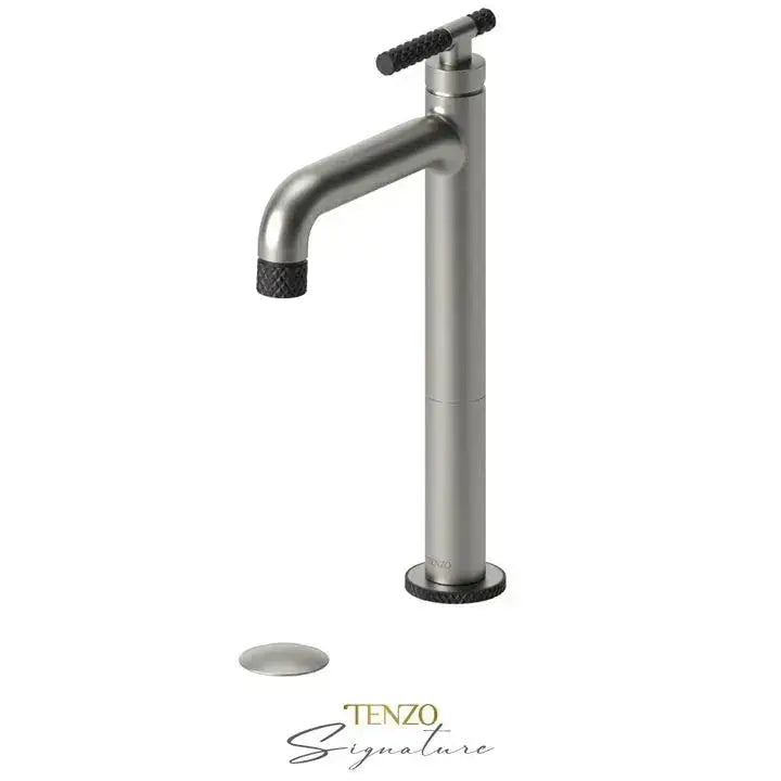 Tenzo Bellacio-C Tall Vessel Sink Bathroom Faucet With Drain - Plumbing Market