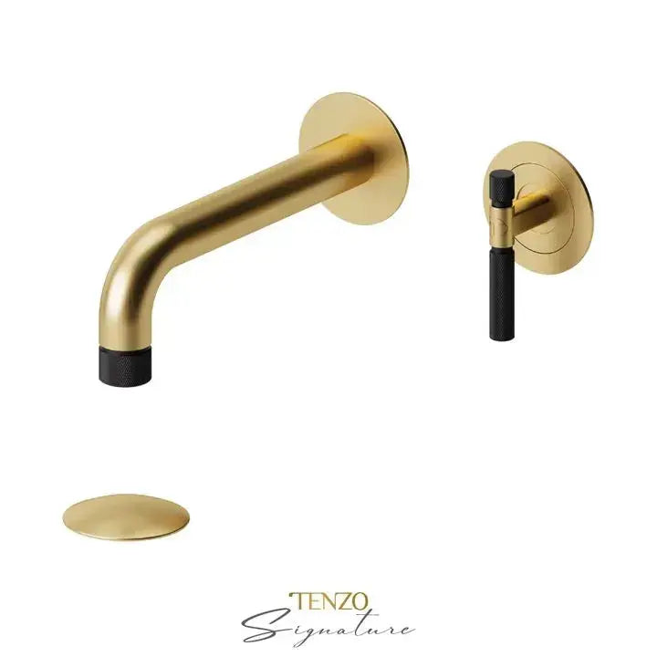 Tenzo Bellacio-F Wall Mount Bathroom Faucet With Drain - Plumbing Market