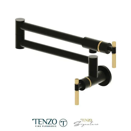 Tenzo Bellacio-F Wall Mount Pot Filler Lever Handles BE160-F - Plumbing Market