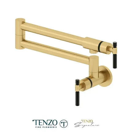 Tenzo Bellacio-F Wall Mount Pot Filler Lever Handles BE160-F - Plumbing Market