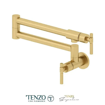 Tenzo Bellacio-F Wall Mount Pot Filler Lever Handles BE160-F - Plumbing Market