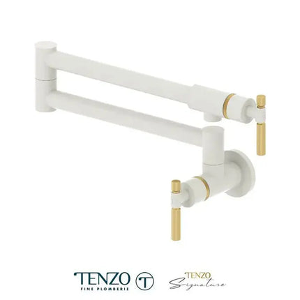 Tenzo Bellacio-F Wall Mount Pot Filler Lever Handles BE160-F - Plumbing Market