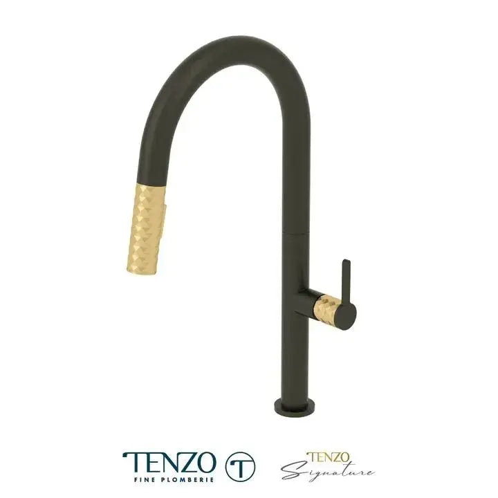 Tenzo CALOZY Kitchen Faucet With Pull Out Spray CA130 - Plumbing Market