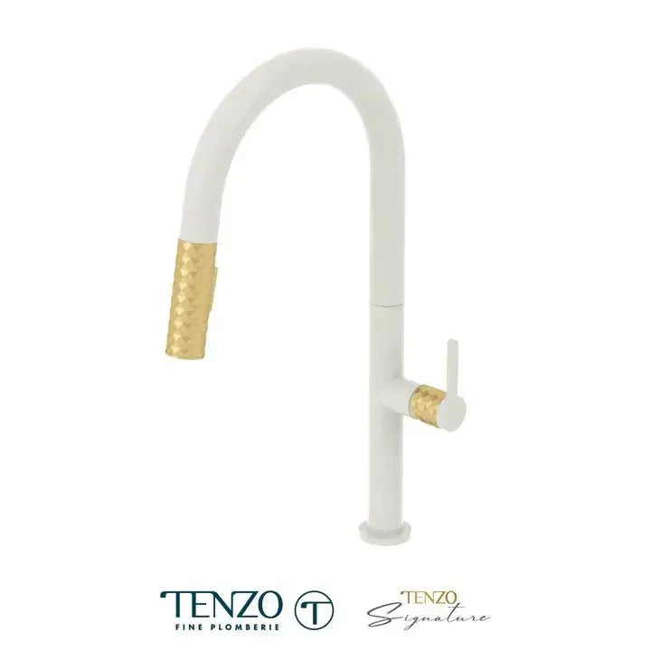 Tenzo CALOZY Kitchen Faucet With Pull Out Spray CA130 - Plumbing Market