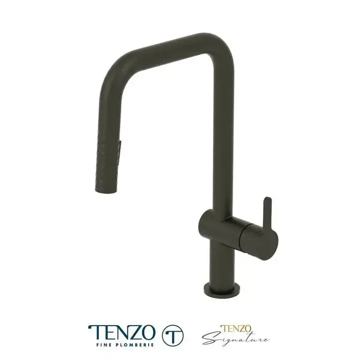 Tenzo CALOZY U-Spout Kitchen Faucet With Pull Out Spray - Plumbing Market
