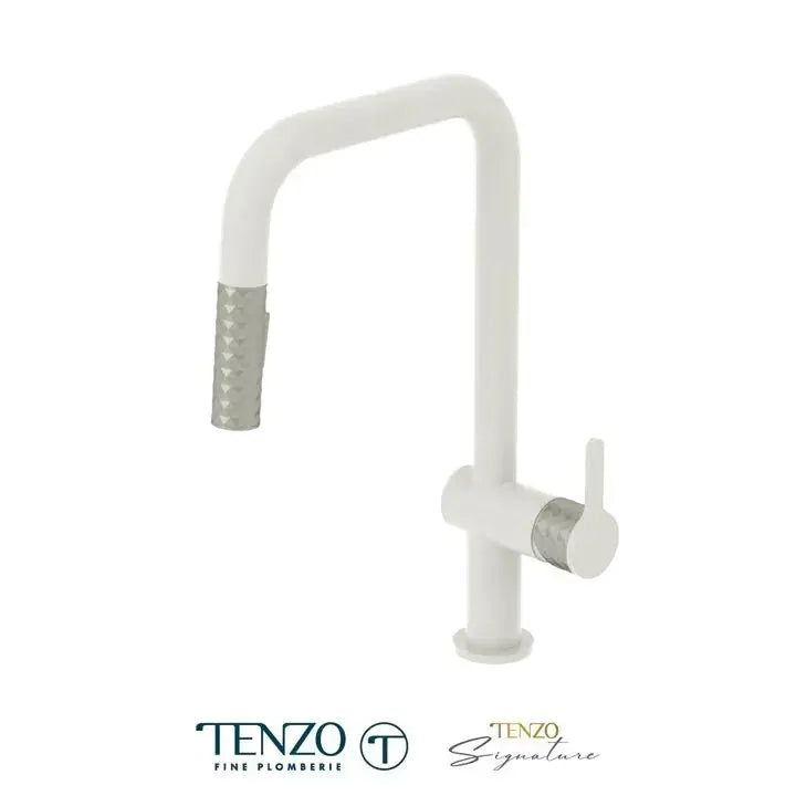 Tenzo CALOZY U-Spout Kitchen Faucet With Pull Out Spray - Plumbing Market