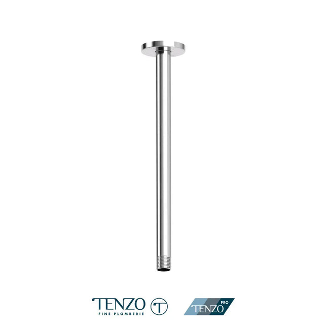 Tenzo Ceiling Shower Arm round 30.5cm (12") SA-709-12 - Plumbing Market