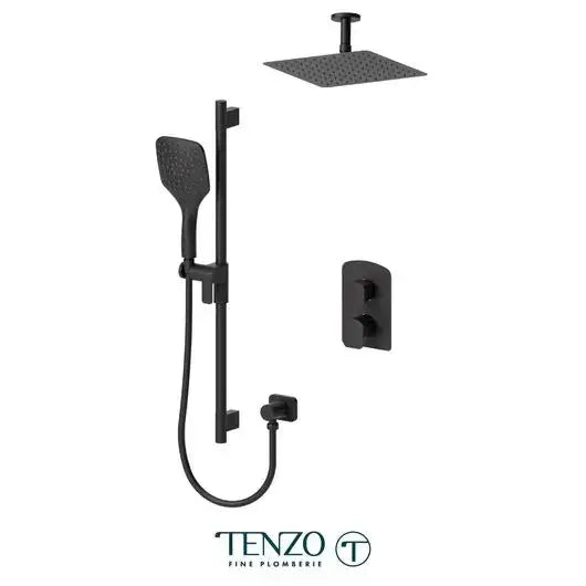 Tenzo Delano 2 Function Shower Kit with 10 Inch Ceiling Mounted Shower Head - DEPB32-21131