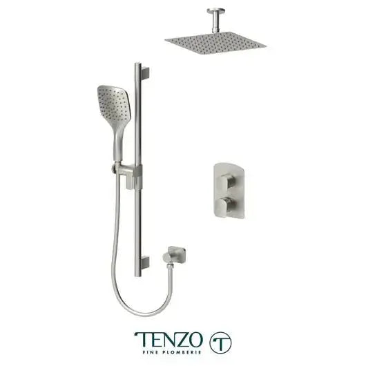Tenzo Delano 2 Function Shower Kit with 10 Inch Ceiling Mounted Shower Head - DEPB32-21131