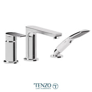 Tenzo Delano 3 Pieces Pressure Balanced Deck Mount Tub Filler - DE35-PB