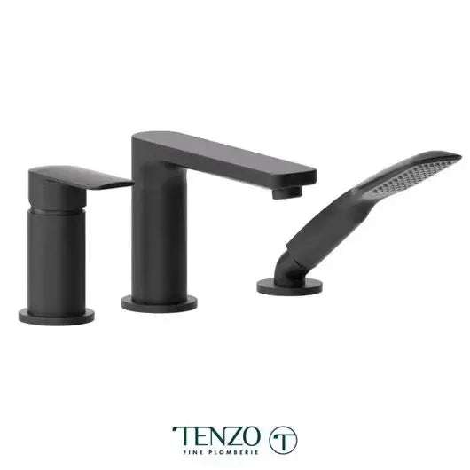Tenzo Delano 3 Pieces Pressure Balanced Deck Mount Tub Filler - DE35-PB