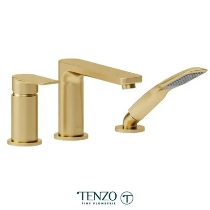 Tenzo Delano 3 Pieces Pressure Balanced Deck Mount Tub Filler - Plumbing Market