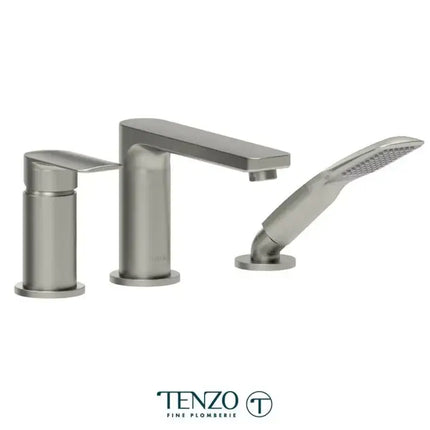 Tenzo Delano 3 Pieces Pressure Balanced Deck Mount Tub Filler - Plumbing Market
