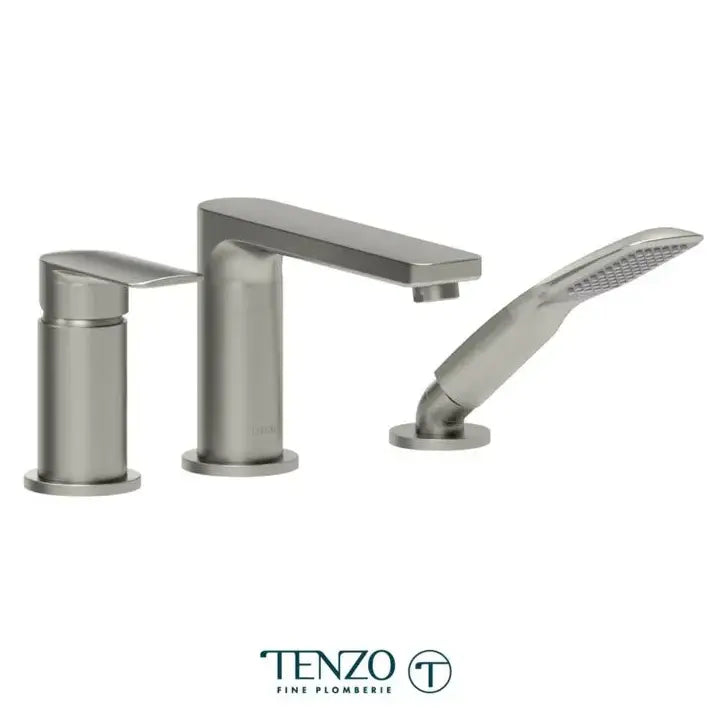 Tenzo Delano 3 Pieces Pressure Balanced Deck Mount Tub Filler - Plumbing Market