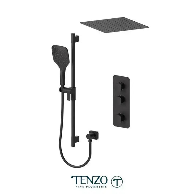 Tenzo Delano EXTENZA 2 Functions Shower Kit 16 Inch Rain Head - Plumbing Market