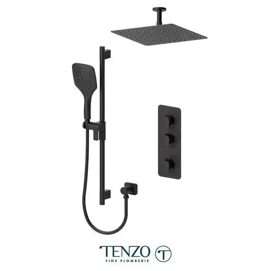 Tenzo Delano Extenza 2 Function Shower Faucet with 12 Inch Head Ceiling Mounted - DET42-21132