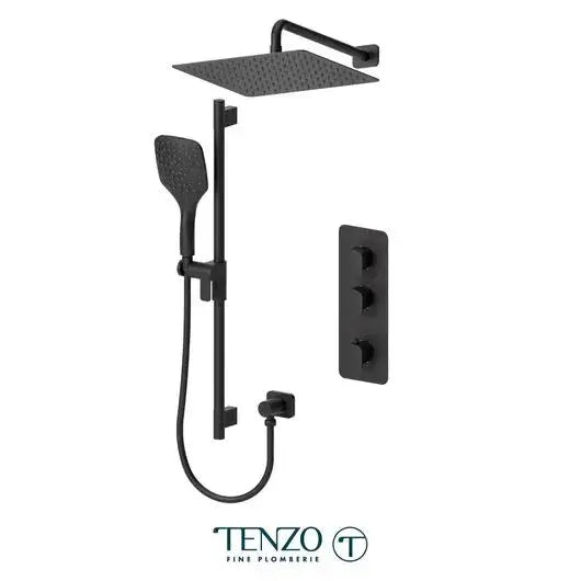 Tenzo Delano Extenza Shower Faucet 2 Functions with 12 Head Wall Mounted - DET42-20112
