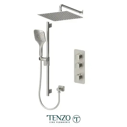Tenzo Delano Extenza Shower Faucet 2 Functions with 12 Head Wall Mounted - DET42-20112