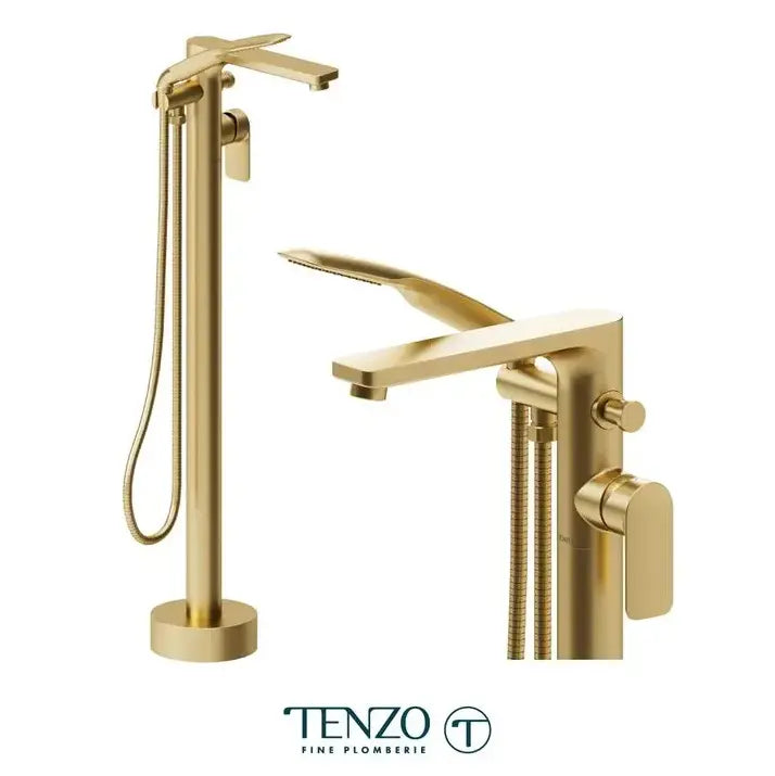 Tenzo Delano Free Standing Tub Filler Rough in Included - Plumbing Market