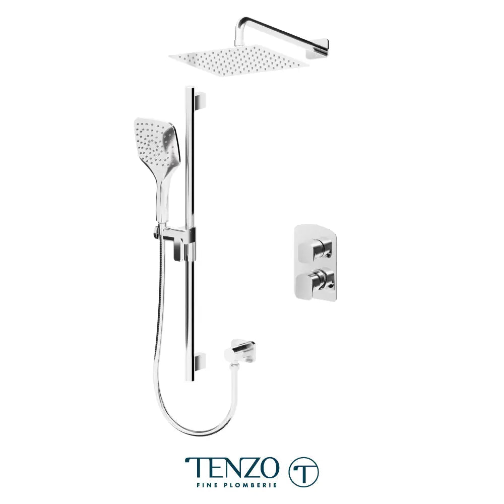 Tenzo Delano Pressure Balanced Shower kit 2 Function with 10 Inch Wall Mounted Shower head - DEPB32-20111