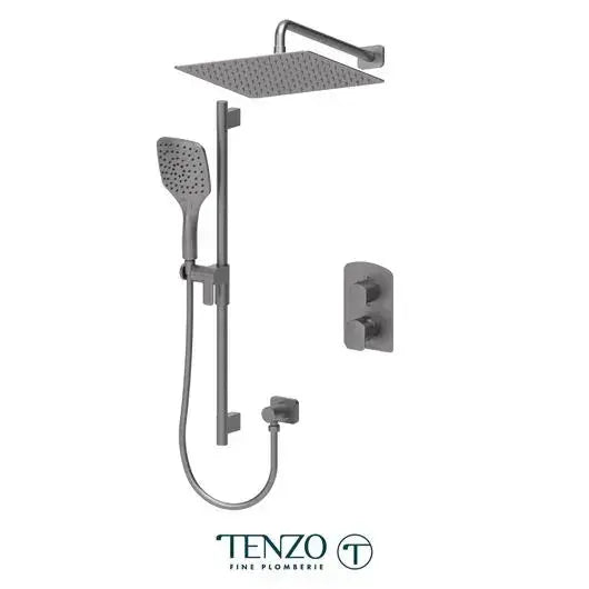 Tenzo Delano Shower Kit 2 Function Pressure Balanced with 12 Inch Wall Mounted Head - DEPB32-20112