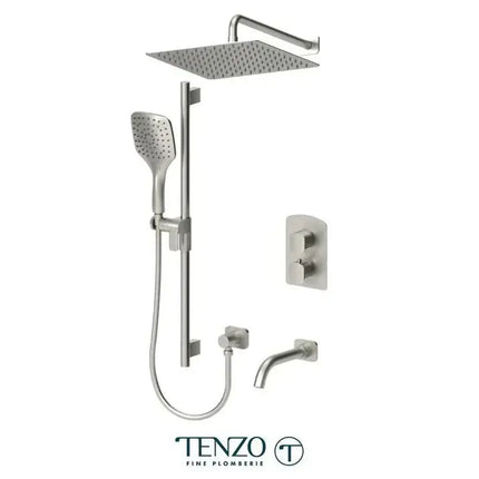 Tenzo Delano Shower kit 3 functions 12" Showerhead DET33-501125 - Plumbing Market
