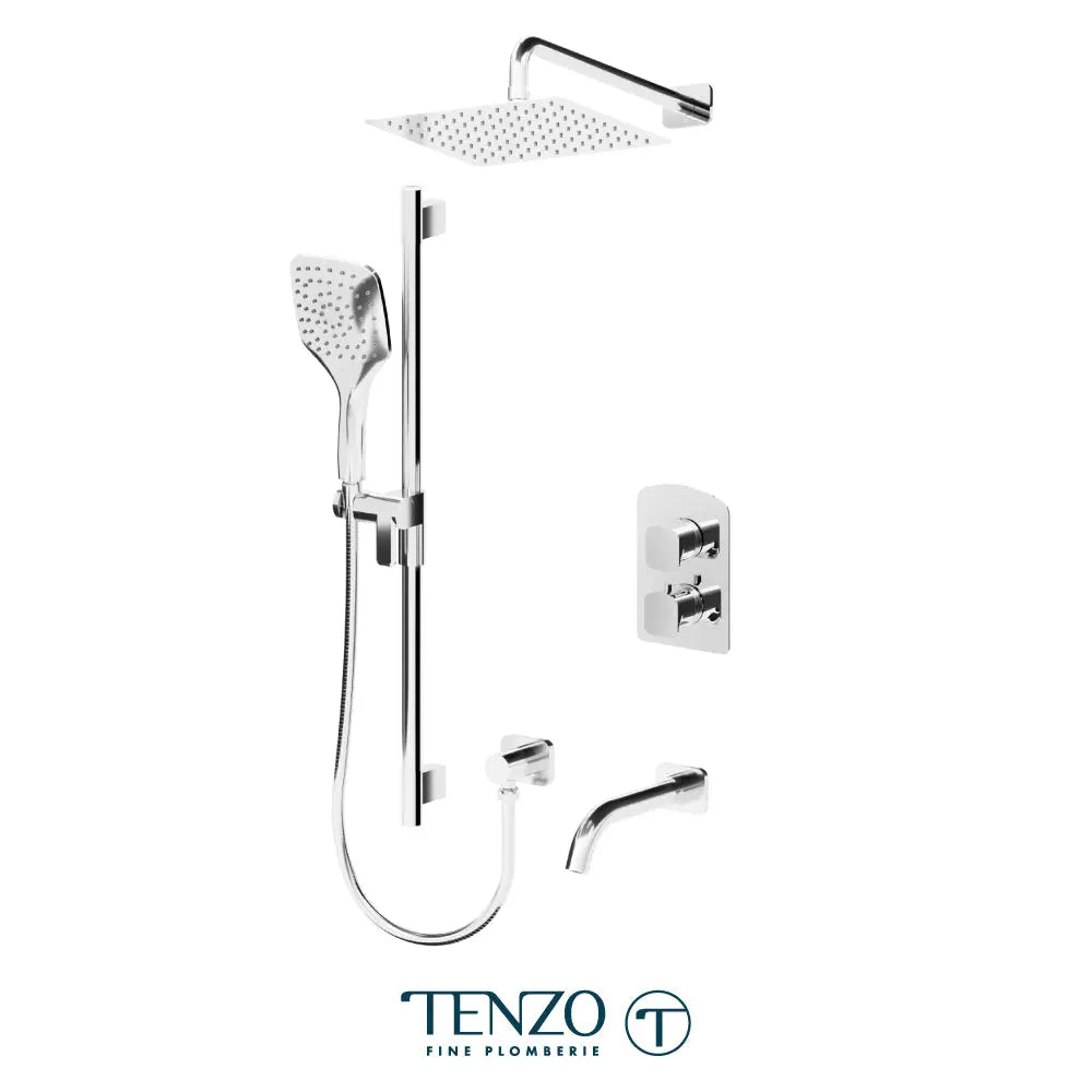Tenzo Delano Shower kit 3 functions Airboost Showerhead DET33-501115 - Plumbing Market