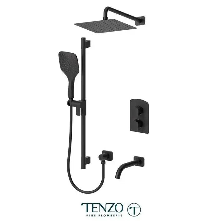 Tenzo Delano Shower kit 3 functions Airboost Showerhead DET33-501115 - Plumbing Market