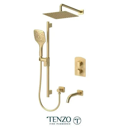 Tenzo Delano Shower kit 3 functions Airboost Showerhead DET33-501115 - Plumbing Market