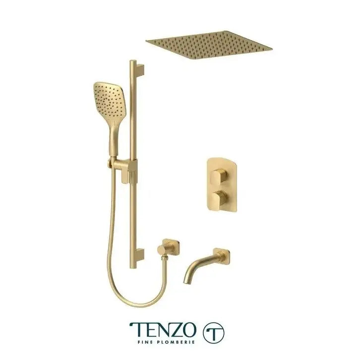 Tenzo Delano Shower kit 3 functions Recessed Showerhead DEPB33-511655 - Plumbing Market