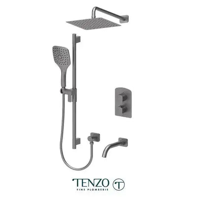 Tenzo Delano Shower kit 3 functions with 10 Inch Airboost Showerhead - DET33-501115