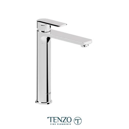 Tenzo Delano Tall Single Hole Bathroom Faucet With Drain - Plumbing Market