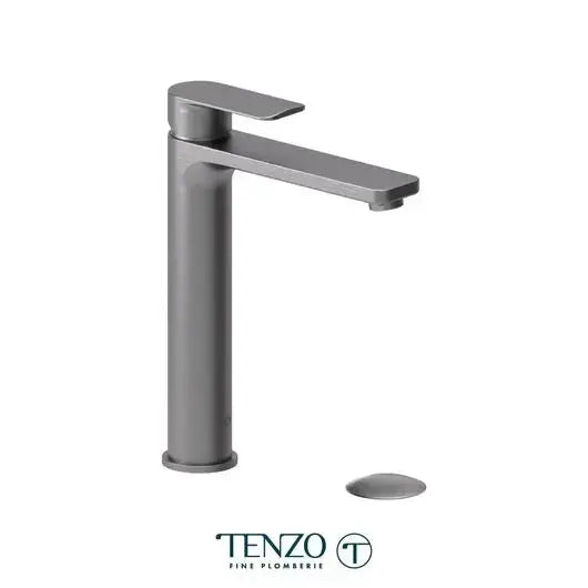 Tenzo Delano Tall Single Hole Bathroom Faucet With Drain - DE12H-P