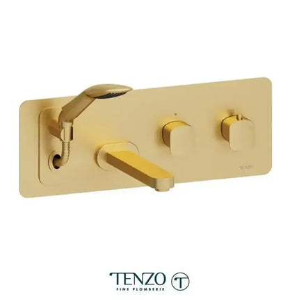 Tenzo Delano Wall Mount Tub Filler With Retractable Hose - Plumbing Market