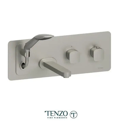 Tenzo Delano Wall Mount Tub Filler With Retractable Hose - Plumbing Market