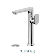 Tenzo Delano single hole tall lavatory faucet with (overflow) drain - DE10H-P