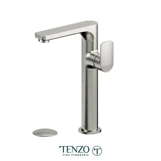 Tenzo Delano single hole tall lavatory faucet with (overflow) drain - DE10H-P