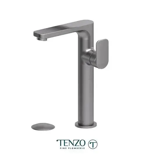 Tenzo Delano single hole tall lavatory faucet with (overflow) drain - DE10H-P