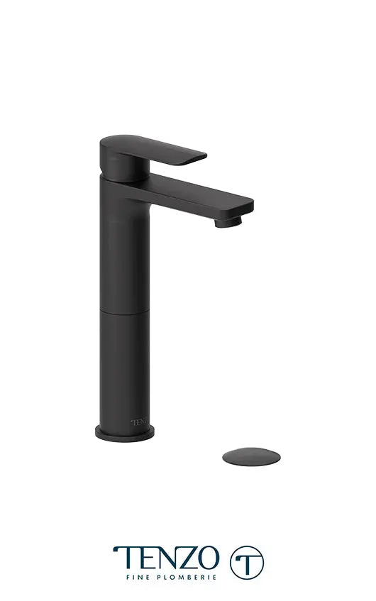 Tenzo Delano single hole tall lavatory faucet with drain (overflow) - Plumbing Market