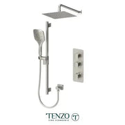Tenzo EXTENZA 2 functions Shower Faucet with 10 Inch Wall Mounted Head - DET42-20111 - Plumbing Market
