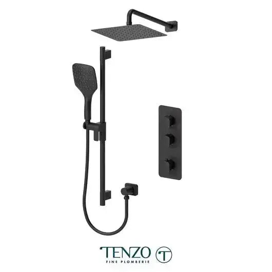 Tenzo EXTENZA 2 functions Shower Faucet with 10 Inch Wall Mounted Head - DET42-20111 - Plumbing Market
