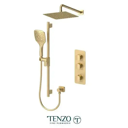 Tenzo EXTENZA 2 functions Shower Faucet with 10 Inch Wall Mounted Head - DET42-20111 - Plumbing Market