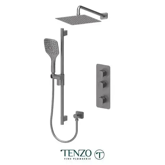 Tenzo EXTENZA 2 functions Shower Faucet with 10 Inch Wall Mounted Head - DET42-20111 - Plumbing Market