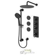 Tenzo Extenza 3-Function Thermostatic Shower Kit with 12" Rain Shower Head – BET43-571112-C