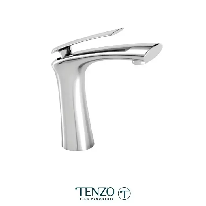 Tenzo Fluvia Single Hole Single Handle Bathroom Faucet - Plumbing Market
