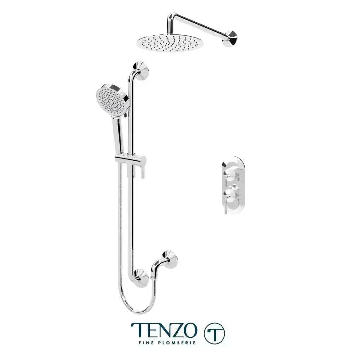 Tenzo Paloma 2 Function Thermostatic Shower Faucet - Plumbing Market