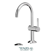 Tenzo Paloma Single Hole Bathroom Faucet With Drain PAL10-P - Plumbing Market