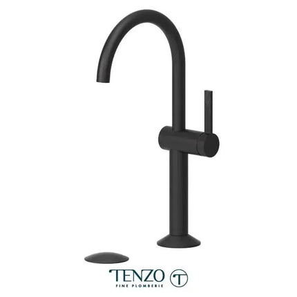 Tenzo Paloma Tall Single Hole Lavatory Faucet with Drain - Plumbing Market